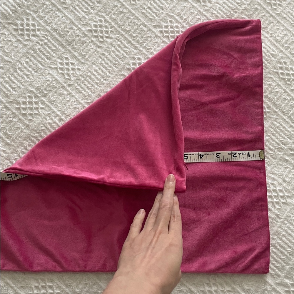 🌹FREE w/purchase NEW pink velvet Magenta Satin sheen soft pillowcase - Picture 10 of 17